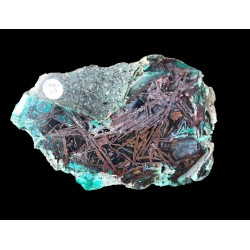 Chrysocolla with Copper / Indonesia